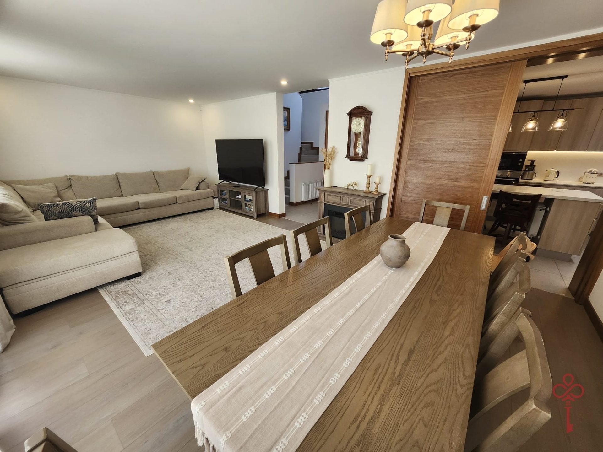 Living comedor de una casa en Colina