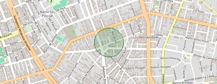 Mapa del sector
