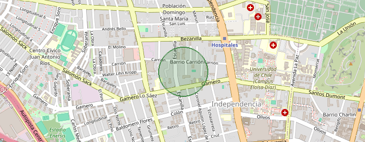 Mapa del sector