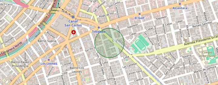 Mapa del sector