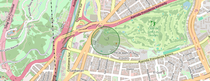 Mapa del sector