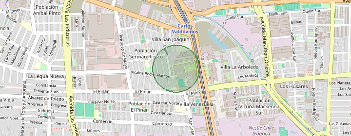 Mapa del sector