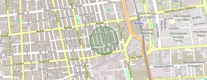 Mapa del sector