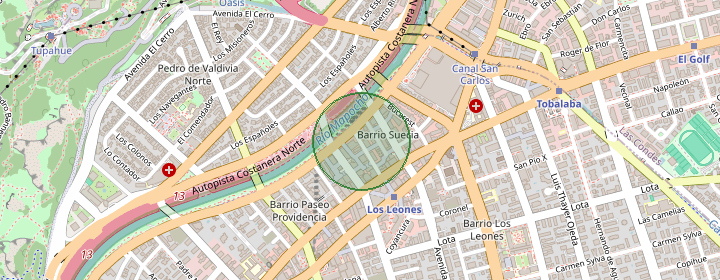 Mapa del sector
