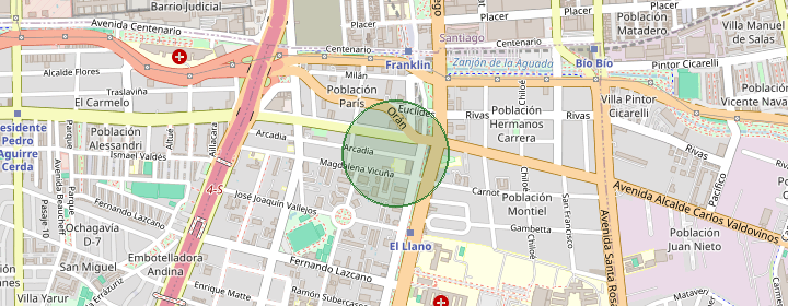 Mapa del sector